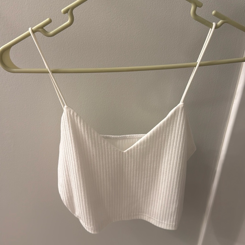 Ribbed crop top
